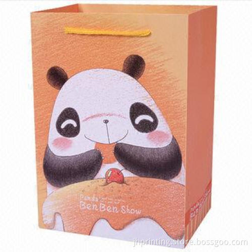 Gold Paper Gift Bag for Wine, OEM Orders are Welcome